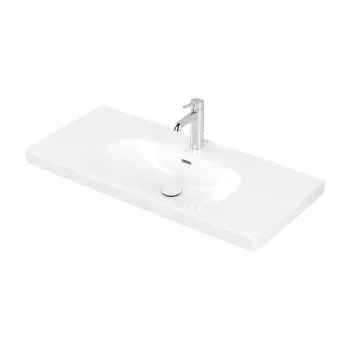 Lavoar Villeroy & Boch Skyla 100x46cm  montare pe mobilier  TitanCeram  alb alpin imagine