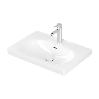 Lavoar Villeroy & Boch Skyla 65x46cm  montare pe mobilier  TitanCeram  alb alpin imagine