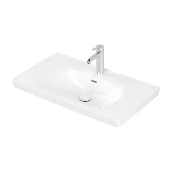 Lavoar Villeroy & Boch Skyla 80x46cm  montare pe mobilier  TitanCeram  alb alpin imagine