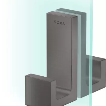 Maner pentru usa dus Hansgrohe Axor Universal negru periat imagine