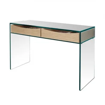 Masa consola Tonelli Design Gulliver 2  design M. U.  115x45cm  h 80cm  sticla transparenta imagine