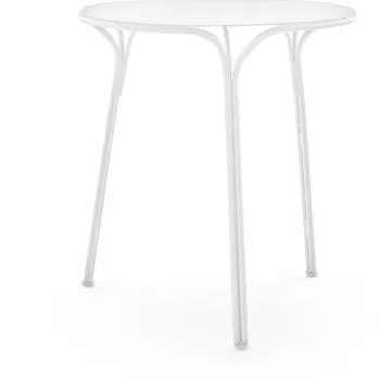 Masa exterior Kartell Hiray design Ludovica & Roberto Palomba d 65cm h 72cm alb imagine