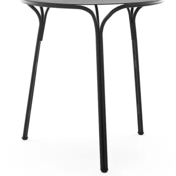 Masa exterior Kartell Hiray design Ludovica & Roberto Palomba d 65cm h 72cm negru imagine