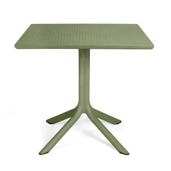 Masa exterior Nardi Clip 80  h 75cm  80x80cm  verde agave imagine