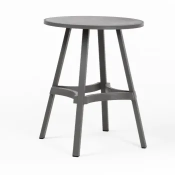 Masa exterior Nardi Combo 70  h75cm  diametru 70cm  basalto imagine