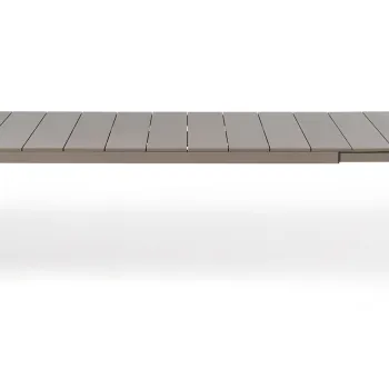 Masa exterior Nardi Rio 210 Alu extensibila  max 280x100cm  baza & top aluminiu  tortora imagine
