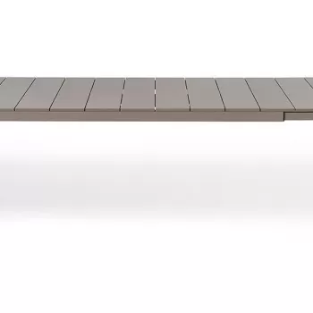 Masa exterior Nardi Rio 210 extensibile max 280x100cm baza aluminiu taupe imagine