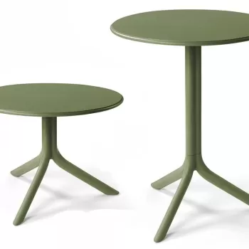 Masa exterior Nardi Spritz h 76.5cm diametru 60.5cm verde agave imagine