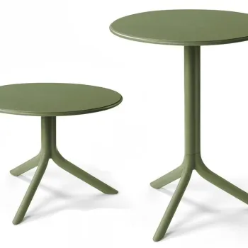 Masa exterior Nardi Spritz h 76.5cm diametru 60.5cm verde agave imagine