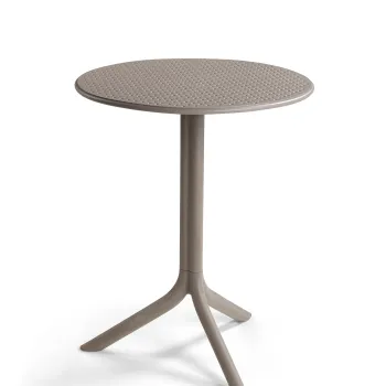 Masa exterior Nardi Step d 60.5cm  h 76.5 / 40cm  tortora imagine