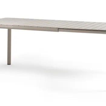 Masa exterior Nardi Tevere 147 extensibila  max 211x90cm  baza aluminiu  corda imagine