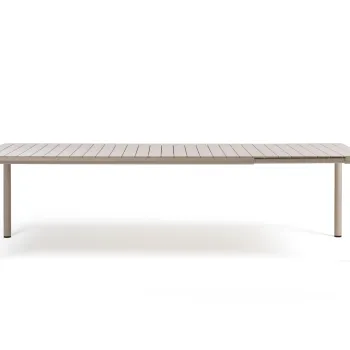 Masa exterior Nardi Tevere 210 extensibila  max 275x100cm  baza aluminiu  corda imagine