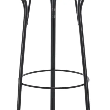 Masa inalta exterior Kartell Hiray design Ludovica & Roberto Palomba  d 60cm  h 108cm  negru imagine