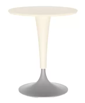 Masa Kartell Dr. NA design Philippe Starck d60cm h73cm alb imagine
