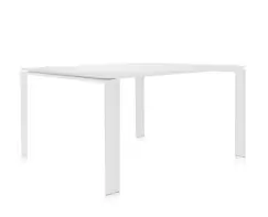 Masa Kartell Four design Ferruccio Laviani 128x128cm alb imagine