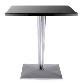 Masa Kartell TopTop design Philippe Starck & Eugeni Quitllet 70x70cm negru imagine