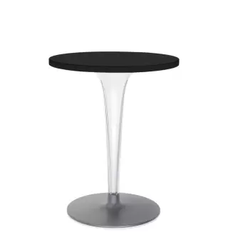 Masa Kartell TopTop design Philippe Starck & Eugeni Quitllet diametru 60cm negru imagine