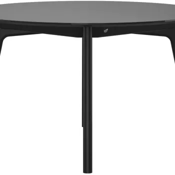 Masa rotunda Stressless Bordeaux d125cm h74cm Black Wood imagine