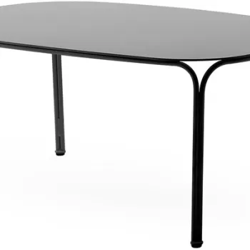 Masuta exterior Kartell Hiray design Ludovica & Roberto Palomba 90x59cm h 38cm negru imagine