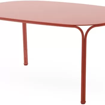 Masuta exterior Kartell Hiray design Ludovica & Roberto Palomba 90x59cm h 38cm ruginiu imagine