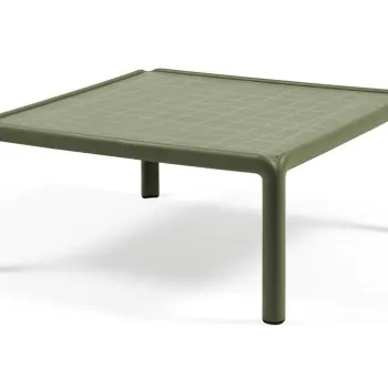 Masuta exterior Nardi Komodo Tavolino 70x70cm h32.5cm verde agave imagine