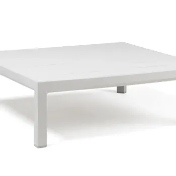 Masuta exterior Nardi Maximo 80x80cm h25.5cm alb Gesso imagine