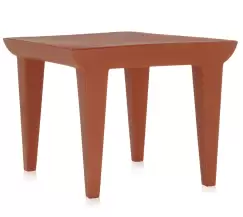 Masuta Kartell Bubble design Philippe Starck 51.5x51.5cm hx41.5cm ocru imagine