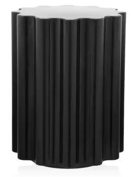 Masuta Kartell Colonna design Ettore Sottsass 34.5cm h 46cm negru imagine