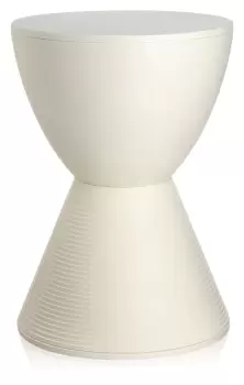 Masuta Kartell Prince Aha design Philippe Stark d30cm h43cm alb imagine