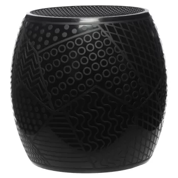 Masuta Kartell Roy design Alessandro Mendini h43cm d45cm negru imagine