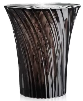 Masuta Kartell Sparkle design Tokujin Yoshioka diametru 38cm fumuriu transparent imagine