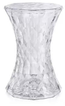 Masuta Kartell Stone design Marcel Wanders 30cm h45cm transparent imagine