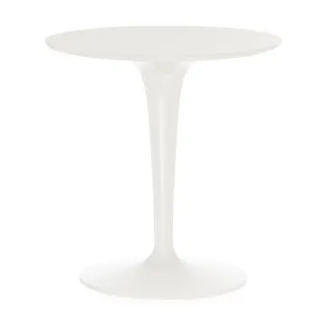 Masuta Kartell Tip Top Mono design Philippe Starck & Eugeni Quitllet d48cm h50cm alb imagine
