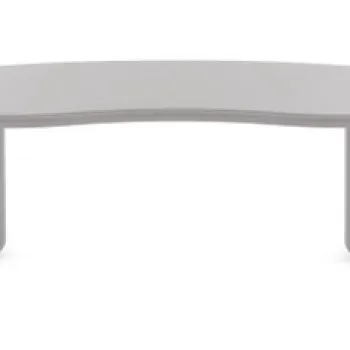 Masuta Kartell Undique Mas design Patricia Urquiola 119x59x44cm baza lemn top MDF gri imagine