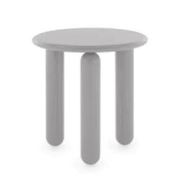 Masuta Kartell Undique Mas design Patricia Urquiola 48x48x51cm baza lemn top MDF gri imagine