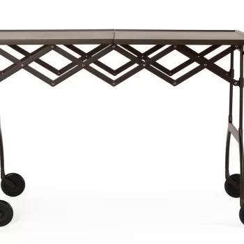 Masuta pliabila Kartell Battista design Antonio Citterio & Oliver Low 100x54cm h69cm mov mat imagine