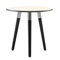 Masuta Stressless Style 55cm h52cm baza negru blat crem imagine