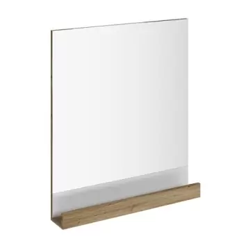 Oglinda baie Ravak Concept 10? cu polita 65x75x11cm nuc inchis imagine