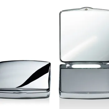 Oglinda cosmetica de buzunar Decor Walther x7 2.5 x 9.5 x 10cm crom imagine