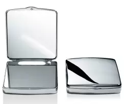 Oglinda cosmetica de buzunar Decor Walther x7 2.5 x 9.5 x 10cm crom imagine