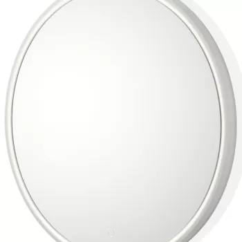 Oglinda cu iluminare LED Decor Walther Stone LED d 70cm IP44 alb mat imagine