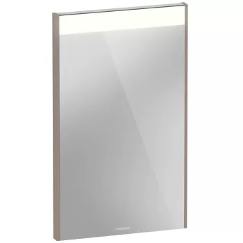 Oglinda cu iluminare LED Duravit Brioso 42x70cm 6W IP44 basalt mat imagine