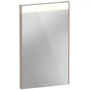 Oglinda cu iluminare LED Duravit Brioso 42x70cm 6W IP44 bej in imagine