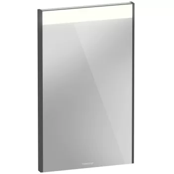 Oglinda cu iluminare LED Duravit Brioso 42x70cm 6W IP44 grafit mat imagine