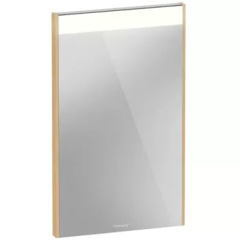 Oglinda cu iluminare LED Duravit Brioso 42x70cm 6W IP44 stejar natur imagine