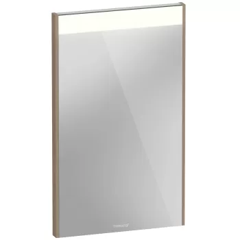 Oglinda cu iluminare LED Duravit Brioso 42x70cm 6W IP44 stejar terra imagine