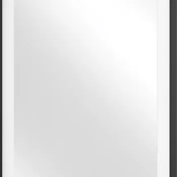 Oglinda Hansgrohe Xarita Lite Q 60x70cm  iluminare LED pe laterale  negru mat imagine