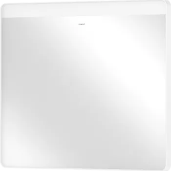 Oglinda Hansgrohe Xarita Lite Q 80x70cm  iluminare LED orizontala  alb mat imagine