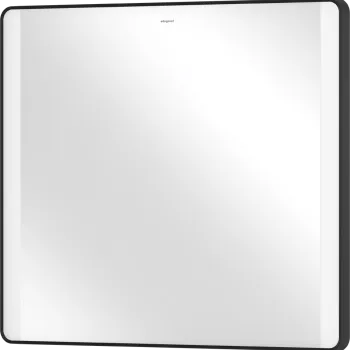 Oglinda Hansgrohe Xarita Lite Q 80x70cm  iluminare LED pe laterale  senzor  negru mat imagine