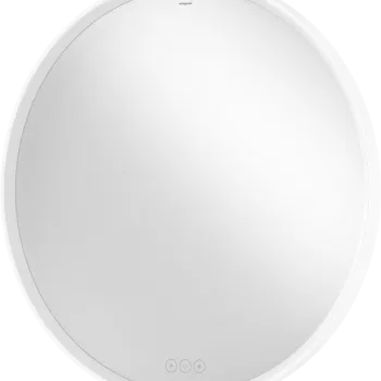Oglinda Hansgrohe Xarita S cu iluminare LED circulara  senzor SmartTouch   d 90cm  alb mat imagine